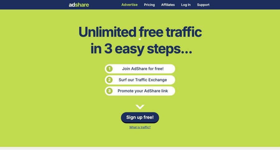 Échange de trafic AdShare axé sur les mobiles